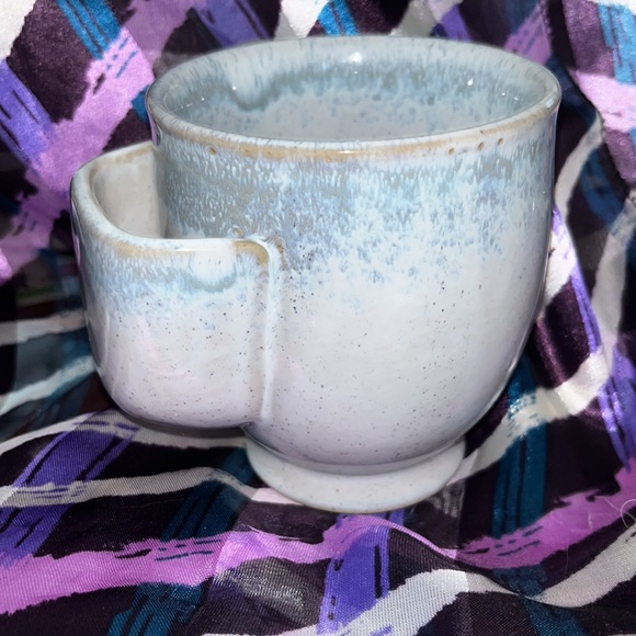 Stoneware mug with tea bag holder - Picture 2 of 7